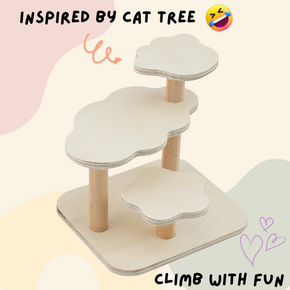 Creative Climb Ladder Tree For Hamster